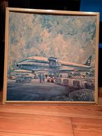 tekening KLM-vliegtuig, Enlèvement, Utilisé, 50 à 75 cm, Dessin