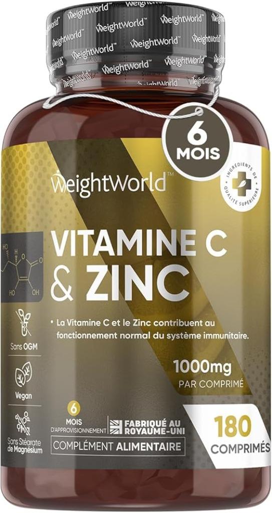 Vitamine C 1000 mg + zinkbisglycinaat GRATIS LEVERING, Verzenden, Nieuw, Overige typen