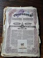 Oude aandelen concordia 25x, Postzegels en Munten, Aandelen en Waardepapieren, Ophalen of Verzenden