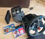 PS4 + Logitech G29 + 4 jeux, Sans fil, Comme neuf, PlayStation 4, Enlèvement