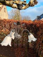 Driekoppige rustieke kroonluchter, Huis en Inrichting, Lampen | Kroonluchters, Ophalen