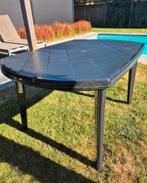 Jardin 135x90 cm tuintafel, Jardin & Terrasse, Tables de jardin, Enlèvement, Comme neuf, Ovale, Synthétique