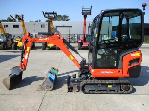 Minigraver Kubota KX016-4 (100), Zakelijke goederen, Machines en Bouw | Kranen en Graafmachines, Graafmachine, Ophalen