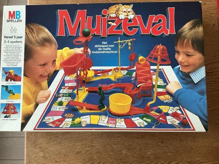 Muizenval spel vintage 1987, Hobby en Vrije tijd, Gezelschapsspellen | Overige, Zo goed als nieuw, Drie of vier spelers, Ophalen