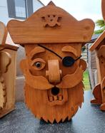HANDGEMAAKT HOUTEN VOGELHUISJE, Tuin en Terras, Ophalen, Nieuw, Hout
