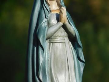 Statue de Marie - Polystone - 40 cm - En couleur, Enlèvement ou Envoi