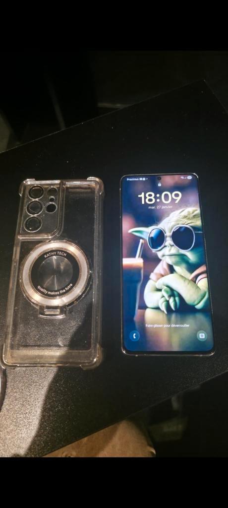 Samsung S21 Ultra, Telecommunicatie, Mobiele telefoons | Samsung, Galaxy S21, 128 GB, Zonder abonnement, Zilver, Ophalen of Verzenden