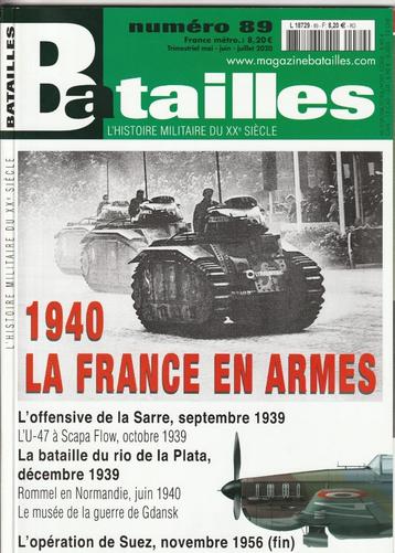 Magazine Batailles N 89 beschikbaar voor biedingen
