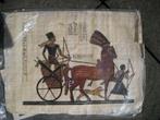 Dessin sur papyrus Égypte - avec certificat, Enlèvement ou Envoi