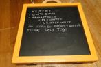 krijtbord magneetbord whiteboard in handige meeneemkoffer, Autres types, Utilisé, Enlèvement ou Envoi