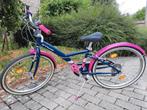 B Twin 24 inch roze en blauwe fiets, Fietsen en Brommers, Ophalen, B twin, Handrem, Gebruikt