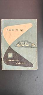 VW Kever vroege ovaal originele handleiding uitgave 1953., Ophalen of Verzenden