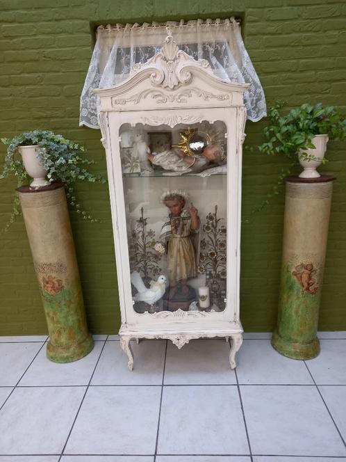 Antiek/Vintage Zuilen met Engelen 2 Stuks, Antiek en Kunst, Curiosa en Brocante, Ophalen