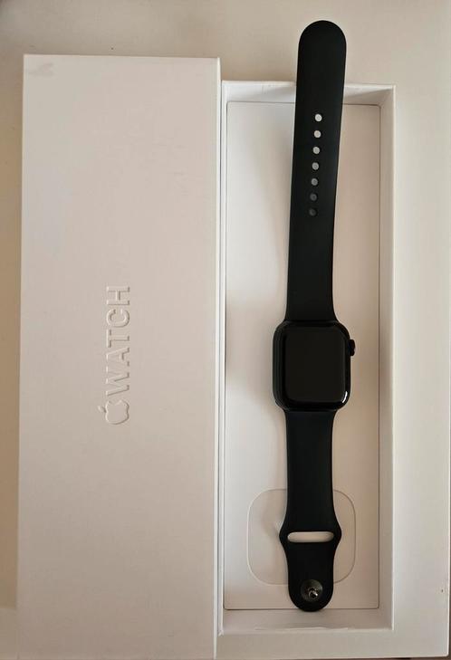 Apple Watch Series 9 41 mm Minuit Aluminium Bracelet Sport, Bijoux, Sacs & Beauté, Montres connectées, Comme neuf, iOS, Noir, Étanche