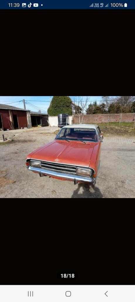 old Timer Opel Rekord Met 39.000km, Auto's, Oldtimers, Bedrijf, Opel, Benzine, Ophalen