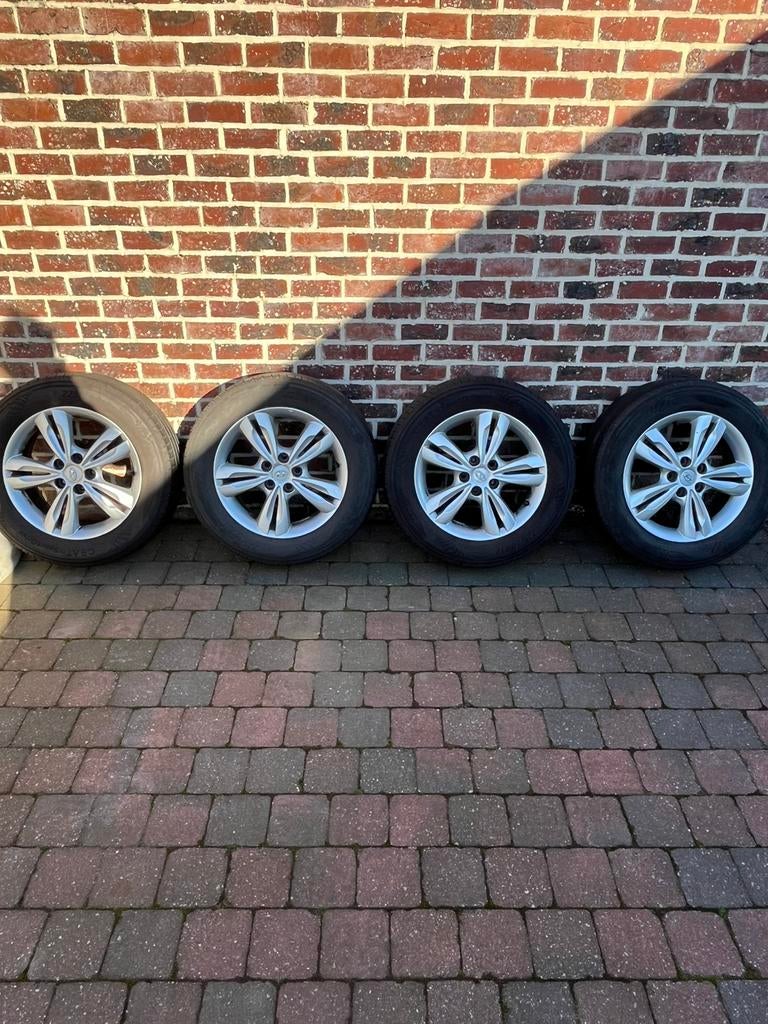 Hyundai wielen set 17”, Auto-onderdelen, Banden en Velgen, Ophalen, Gebruikt, Velg(en), 17 inch