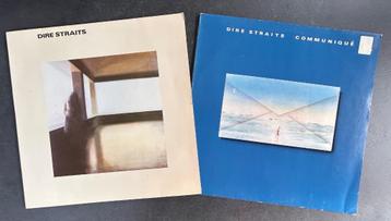 DIRE STRAITS - Dire Straits (I) & Communiqué ( 2 LPs ) beschikbaar voor biedingen