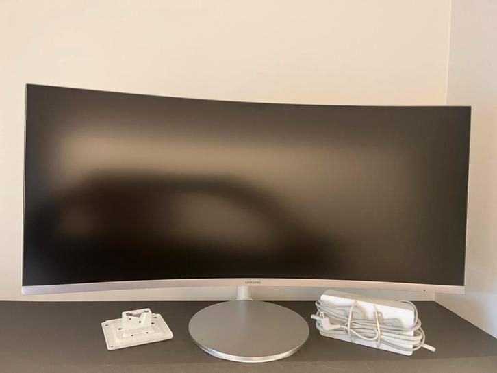 Samsung 34” ultra WQHD curved Qled monitor CJ791 (usb-c), Computers en Software, Monitoren, Zo goed als nieuw, 61 t/m 100 Hz, DisplayPort