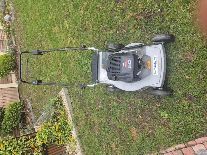 Alu ransomes grasmaaier 52cm 5pk briggs and stratton, Tuin en Terras, Grasmaaiers, Gebruikt, Ophalen