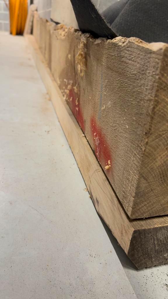 Poutres en chêne authentiques, Bricolage & Construction, Bricolage & Rénovation Autre, Comme neuf, Enlèvement