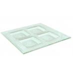 8 assiettes carrées., Maison & Meubles, Enlèvement ou Envoi, Neuf, Verre, Assiettes(s)