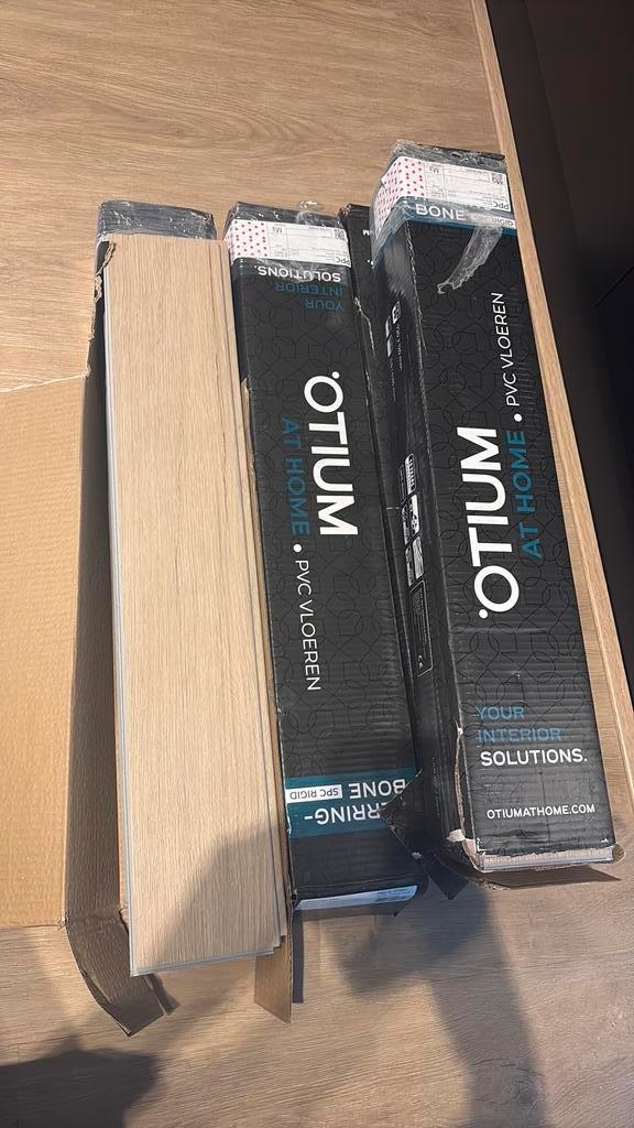 Otium pvc herringbone visgraat spc rigid (7,8 m2 ), Doe-het-zelf en Bouw, Vloerdelen en Plavuizen, Nieuw, 5 tot 10 m², Ophalen