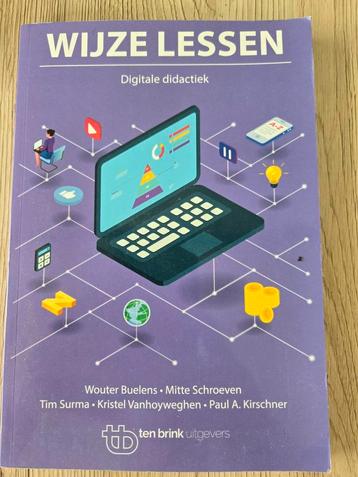 Wijze lessen, Digitale didactiek, Wouter Buelens, Tim Surma, beschikbaar voor biedingen