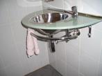 wastafel voor op het toilet, Doe-het-zelf en Bouw, Ophalen, Gebruikt, Glas, Wastafel