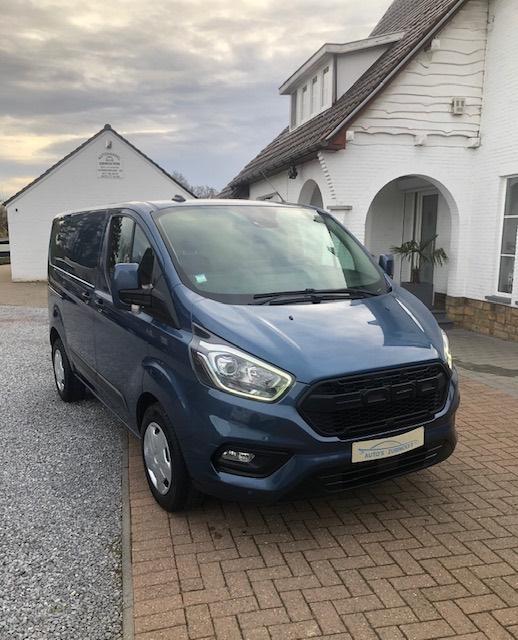 Ford Transit Custom 2.0 Tdci L1-H1 2021 55 000 KM 131 CV, Autos, Ford, Entreprise, Transit, ABS, Diesel, Euro 6, Boîte manuelle