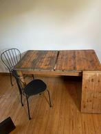 Houten Tafel, Huis en Inrichting, Tafels | Eettafels, Ophalen, Gebruikt, Vier personen, Grenenhout
