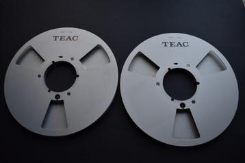2x TEAC RE-1002 METAL REEL TAPE (26,5 cm / 10.5") VINTAGE  beschikbaar voor biedingen