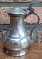 Tinnen kannetje met deksel - Peltro Puro - 95% Tin - € 9, Antiek en Kunst, Antiek | Tin, Ophalen of Verzenden