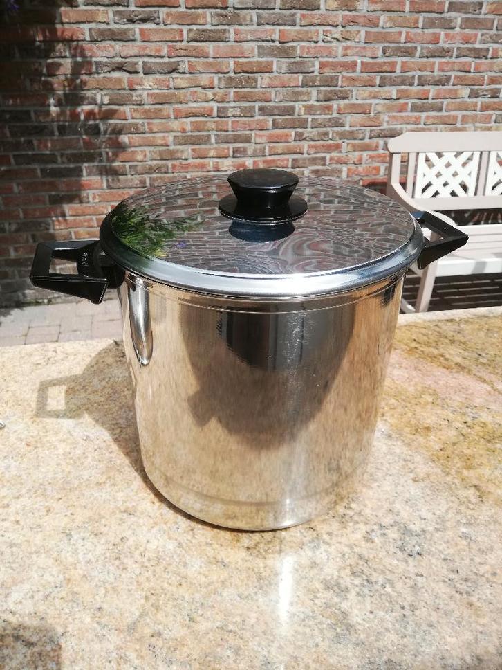 Grote Kookpot Sitram, Huis en Inrichting, Keuken | Potten en Pannen, Gebruikt, Inox, Ophalen of Verzenden