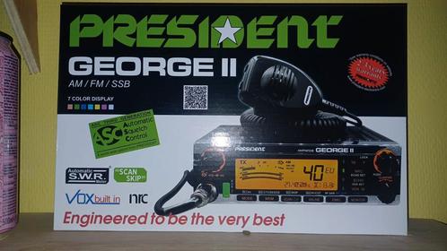 Cb president george 2, Telecommunicatie, Zenders en Ontvangers, Zo goed als nieuw, Ophalen of Verzenden
