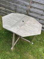 Tuintafel met 4 stoelen, Tuin en Terras, Ophalen, Gebruikt