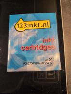 Inktpatronen voor Canon 570/571, Cartridge, Enlèvement, 123inkt.nl, Neuf