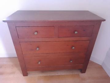 Commode kast ladenkast morres meubelen massief grenenhout  beschikbaar voor biedingen