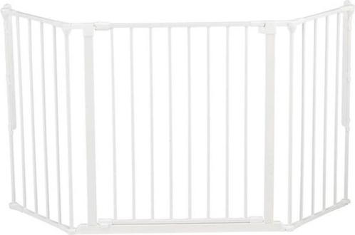 BabyDan Flex L Traphekje 90 - 223 cm | Wit | Schroefhekje, Kinderen en Baby's, Traphekjes, Nieuw, Schroefhekje, Metaal of IJzer