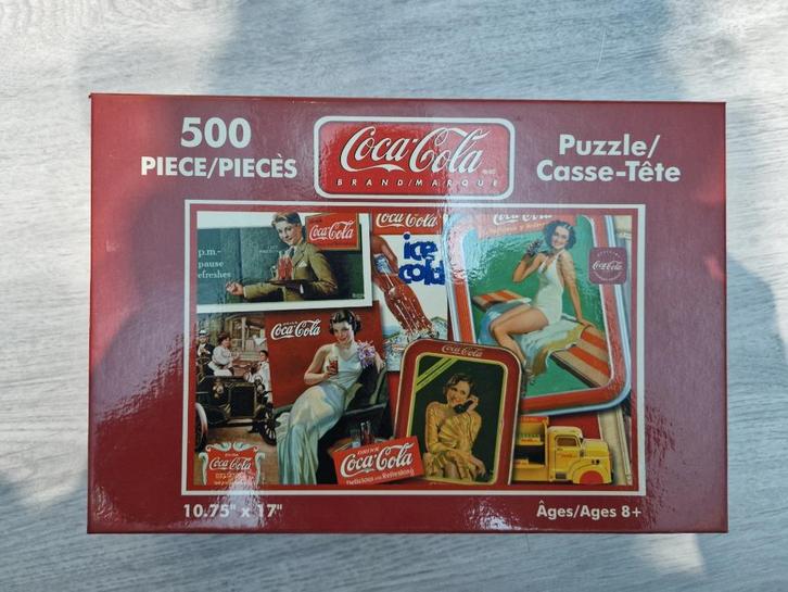Coca Cola 500 stukjes oude reclamepuzzel, Verzamelen, Merken en Reclamevoorwerpen, Zo goed als nieuw, Overige typen, Ophalen of Verzenden
