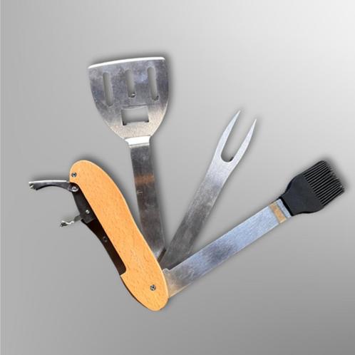 BBQ Multitool of BBQ Bestek / Gereedschap set, Huis en Inrichting, Keuken | Bestek, Nieuw, Bestekset, Inox of Chroom, Ophalen of Verzenden