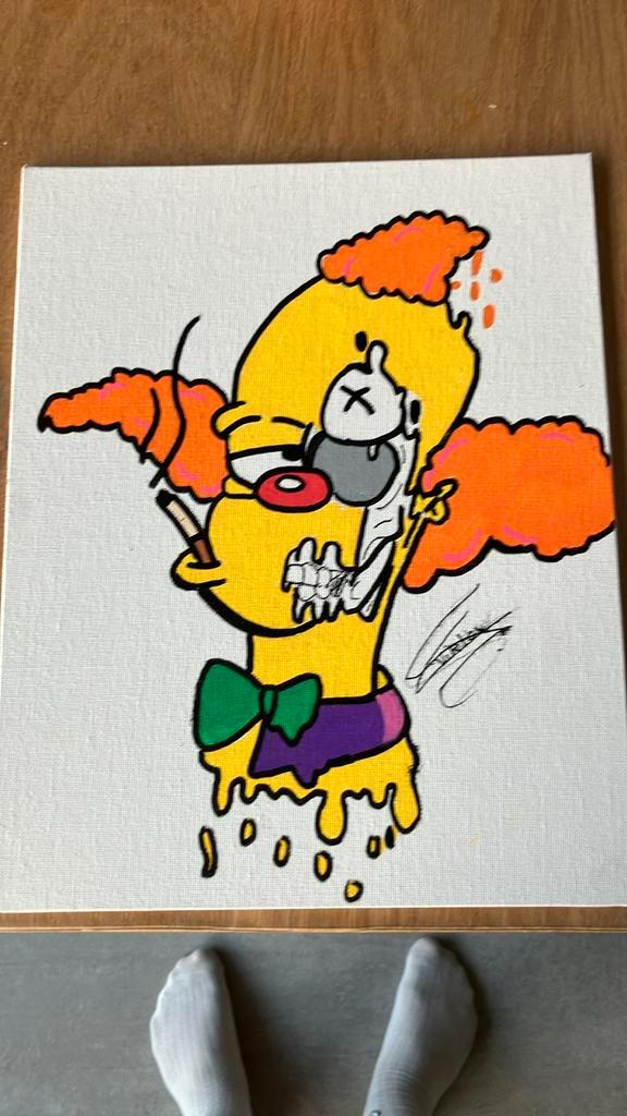 Clown mindset, Antiek en Kunst, Kunst | Schilderijen | Modern, Ophalen of Verzenden