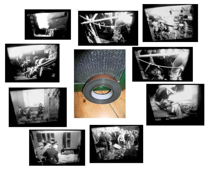 35mm film Vlaams Journaal 1956 - mijnramp Marcinelle -, Audio, Tv en Foto, Filmrollen, 16mm film, Verzenden