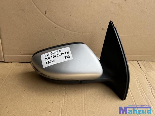 VW GOLF 6 Zilver LA7W Rechts spiegel buitenspiegel 2009-2013, Auto-onderdelen, Spiegels, Volkswagen, Gebruikt, Ophalen of Verzenden