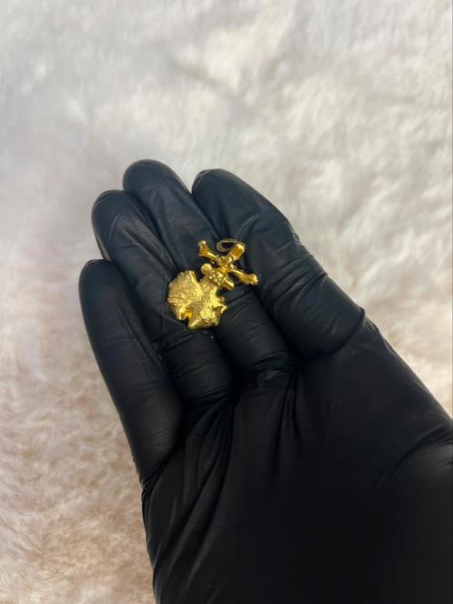 Singapore National Flower Vanda Miss Joaquim Gold Plated Pin, Antiek en Kunst, Antiek | Zilver en Goud, Ophalen of Verzenden