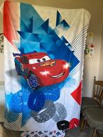1 persoons dekbedovertrek van Cars in flanel + kussensloop, Blauw, Dekbedovertrek, Ophalen of Verzenden, Zo goed als nieuw