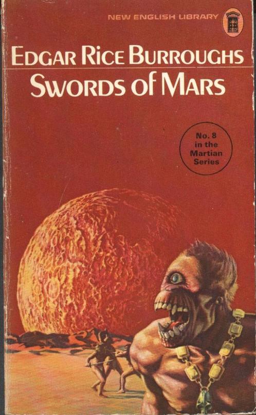 Edgar Rice Burroughs- Swords of Mars - Science fiction, Boeken, Science fiction, Gelezen, Verzenden