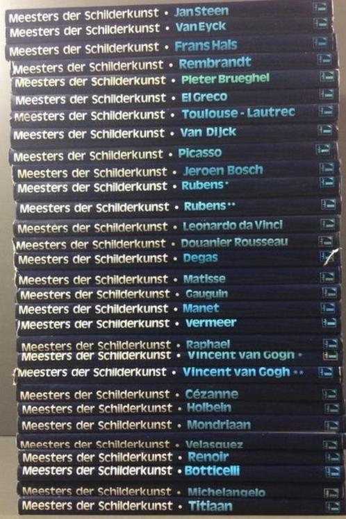 31 boeken- Meesters der schilderkunst, Boeken, Kunst en Cultuur | Beeldend, Zo goed als nieuw, Schilder- en Tekenkunst, Ophalen