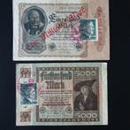 Reichsbanknote Duitsland set Unike, Postzegels en Munten, Setje, Duitsland, Ophalen of Verzenden