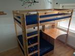 Hoogslaper met bureau en zetelbed onderaan, Kinderen en Baby's, Ophalen, Gebruikt, Hoogslaper