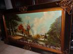 *Grand tableau magnifique signé avec un très beau cadre, Antiquités & Art, Enlèvement